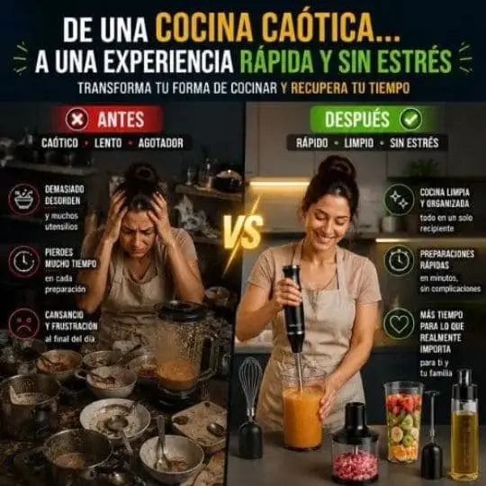 COMBO BATIDOR 5 EN 1 + DISPENSADOR ACEITE