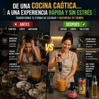 COMBO BATIDOR 5 EN 1 + DISPENSADOR ACEITE