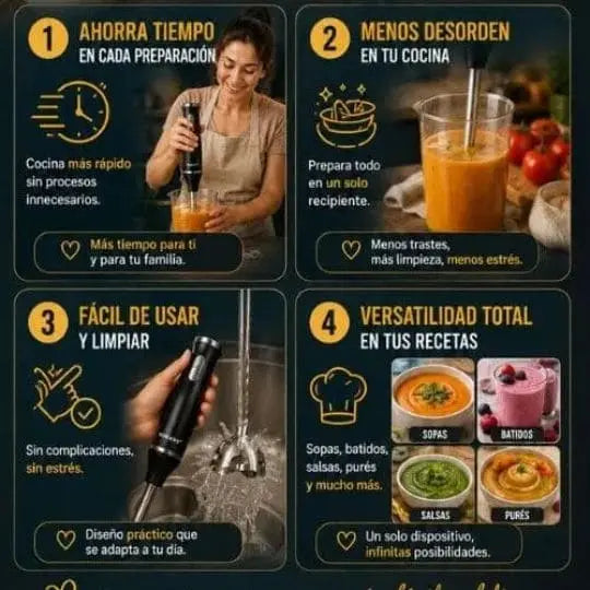 COMBO BATIDOR 5 EN 1 + DISPENSADOR ACEITE